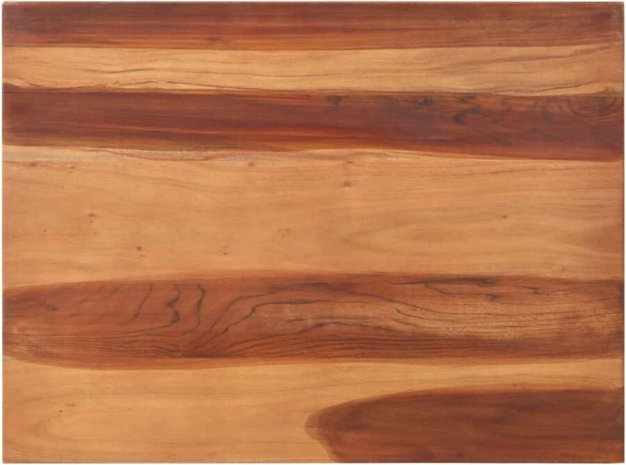 The Living Store Sheesham Houten Tafelblad 60x80 cm Rustieke Charme Houten Tafelblad Acacia Hout Vintage Tafelblad Landelijke Tafel Salontafel - Foto 3
