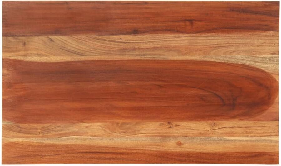 The Living Store Sheeshamhouten tafelblad 60x100 cm Rustieke charme Massief hout Tafelblad Acacia Hout Landelijke Stijl Vintage Tafel Rustic Decor - Foto 4