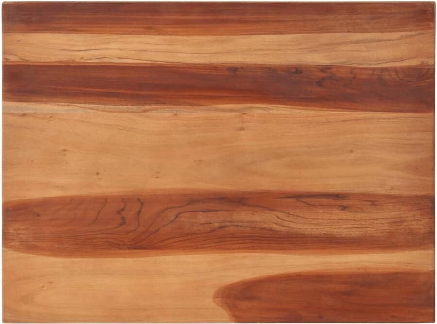 The Living Store Sheeshamhouten Tafelblad 60 x 80 cm Rustieke Charme Massief hout Uniek Tafelblad Acacia Hout Landelijke Stijl Vintage Tafelblad Salontafel - Foto 4