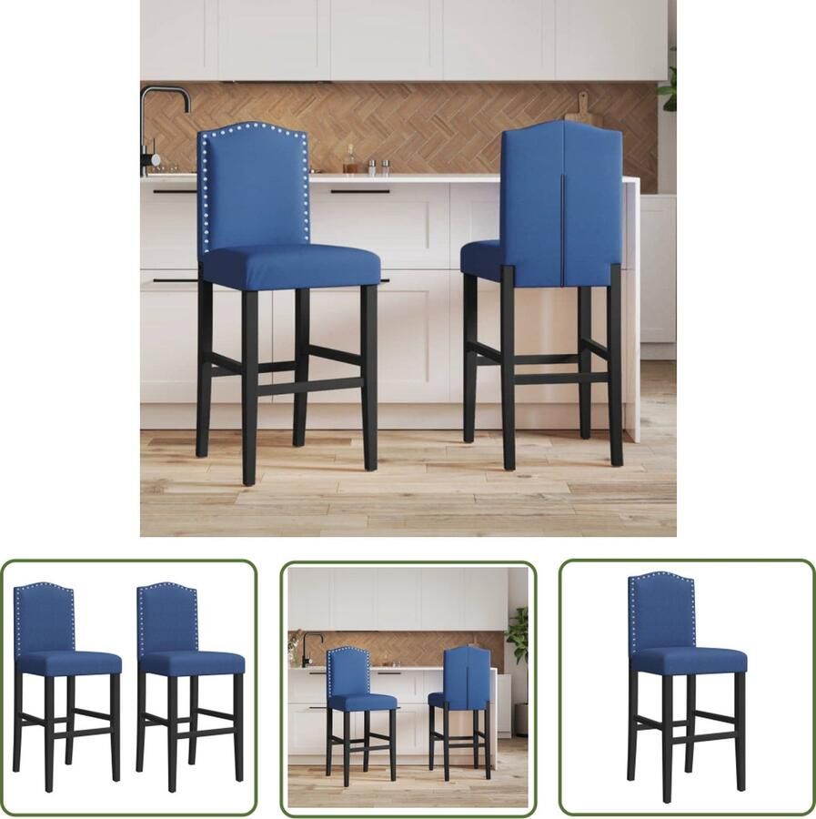 The Living Store Barstoelen Barkrukken 44 x 52 x 116 cm Zacht en Duurzaam Barstooi Barkruk Keukenstoel Eetkamerstoel Woonkamerstoel