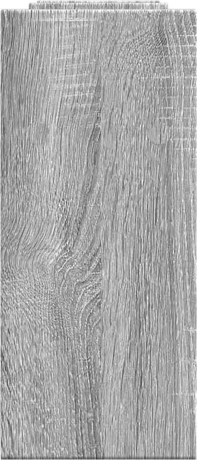 VidaXL Bureau organiser 34 5x15 5x35 5 cm bewerkt hout grijs sonoma