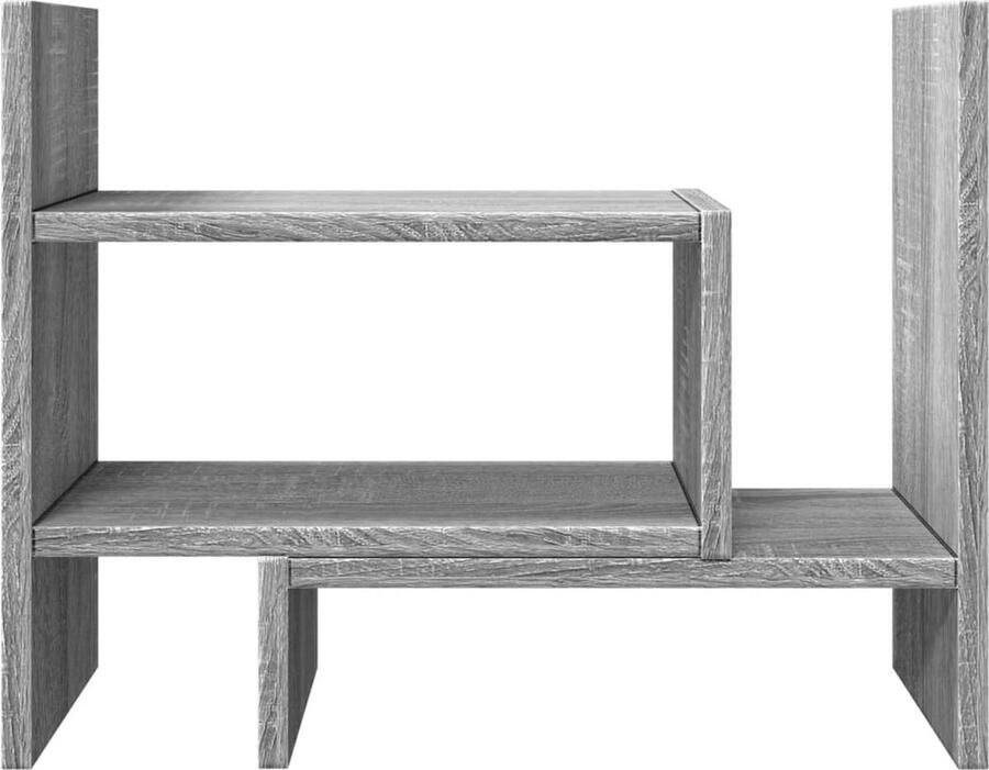 VidaXL Bureau organiser 38 5x17x39 cm bewerkt hout grijs sonoma eiken