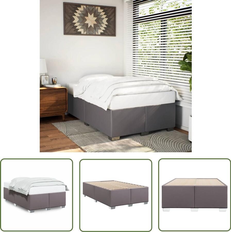 VidaXL Gereedschap Dynamische Sleutel Bedframe kunstleer grijs 120x200 cm Draper Tools Klikmechanisme Torque Wrench