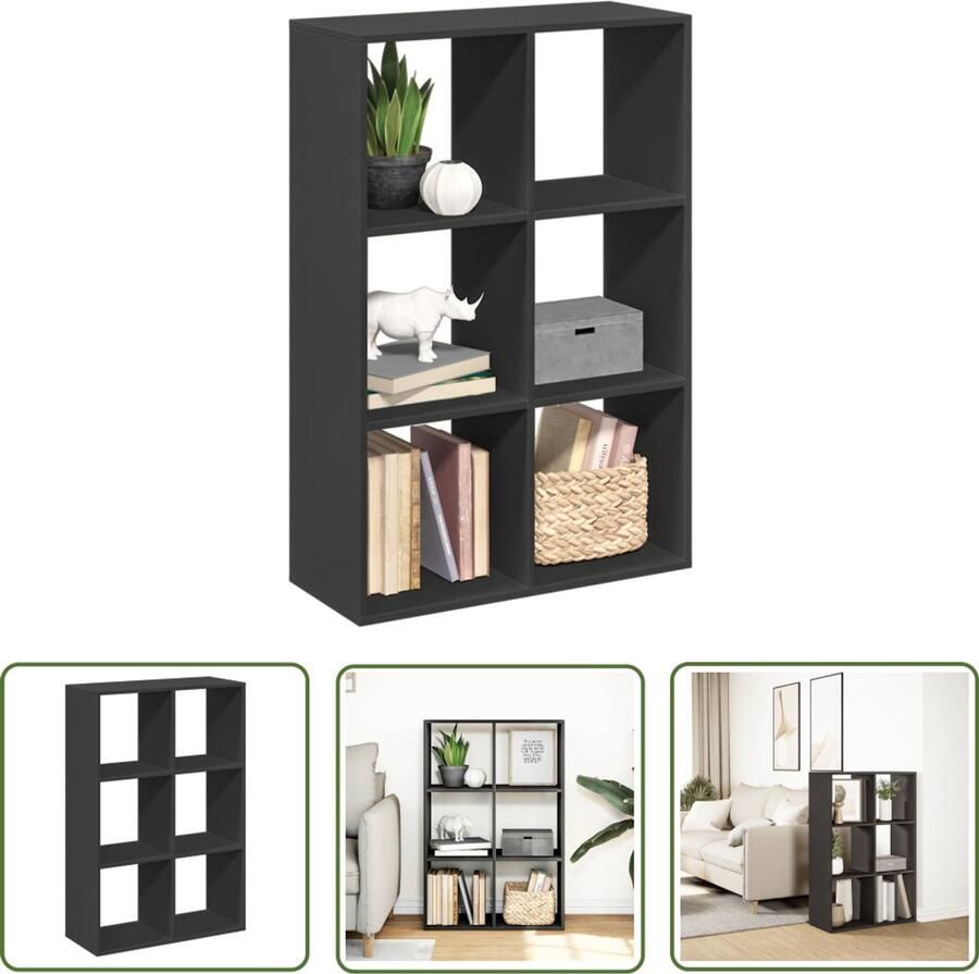 VidaXL Kamerscherm boekenkast 69 5x29x103 5 cm bewerkt hout zwart Dynamische Sleutel Gereedschap Klikmechanisme Torque Wrench Spanner Set