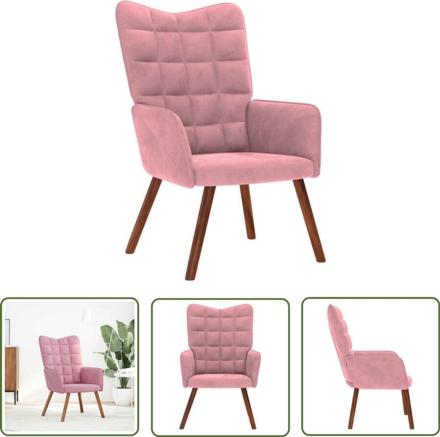 VidaXL Relaxstoel fluweel roze Dynamische Sleutel Gereedschapset Drapers Tools Klikmechanisme Torque Wrench