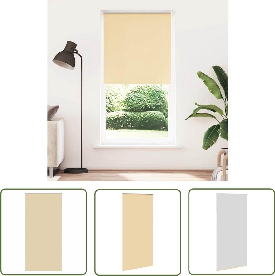 The Living Store Rolgordijn verduisterend 90x210cm stofbreedte 85 7 cm polyester Rolgordijnen Gordijnen Privacy Lichtwering Kamerscherm