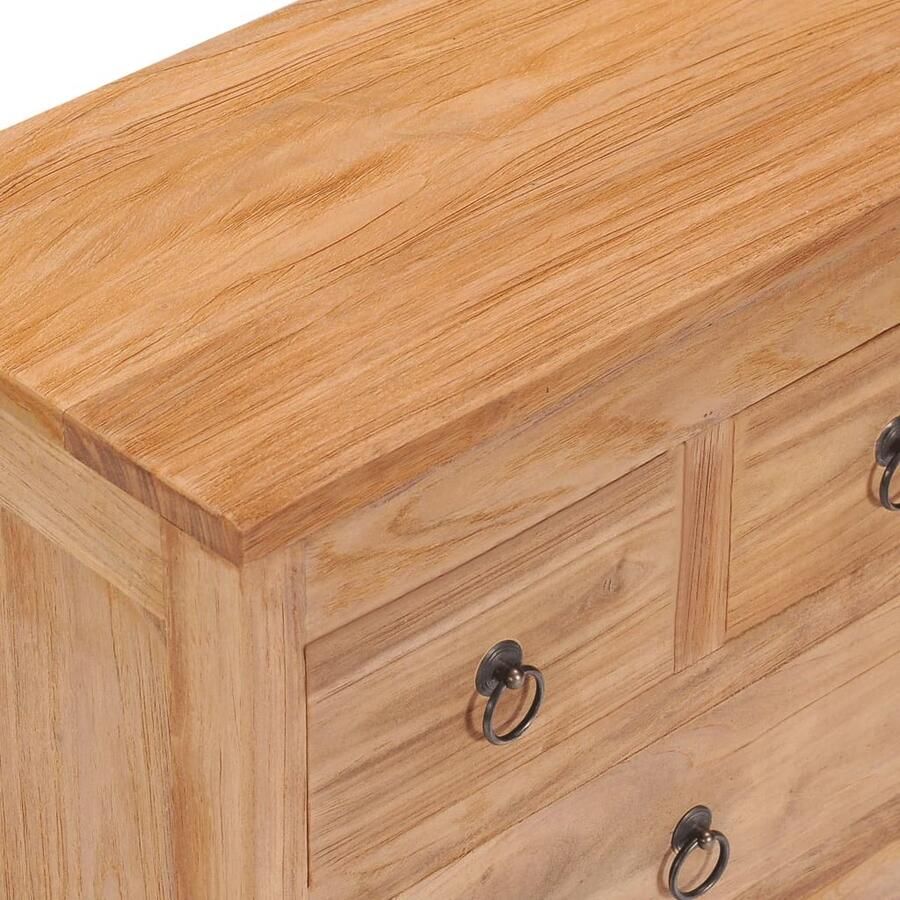VidaXL Dressoir 50x30x90 cm massief teakhout Dressoir Houten Dressoir Teak Dressoir Vintage Dressoir Landelijk Dressoir