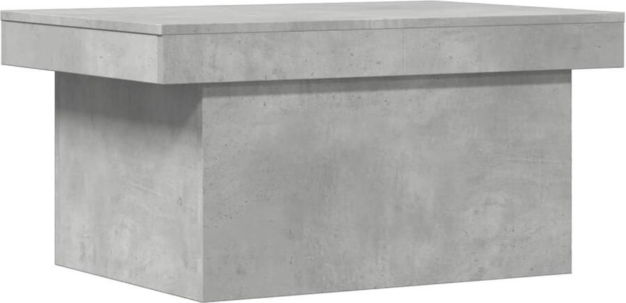 VidaXL Salontafel 100x55x40 cm bewerkt hout betongrijs Salontafel Houten Salontafel Beton Grijze Salontafel Living Room Furniture Tv Stand
