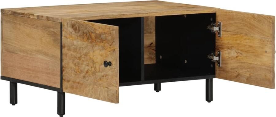 VidaXL Salontafel 80x50x40 cm massief mangohout Salontafel Houten Salontafel Mangohol Tables Living Room Furniture Koffietafel