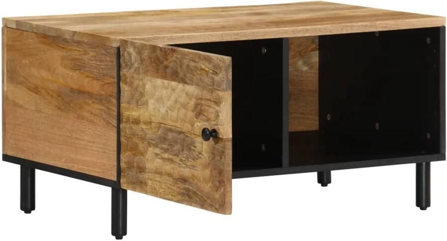 VidaXL Salontafel 80x50x40 cm massief mangohout Salontafel Salontafels Bijzettafel Banktafel