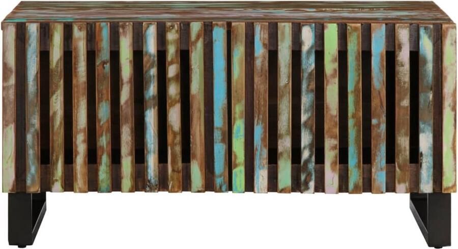 VidaXL Salontafel 80x51x40 cm massief acaciahout Salontafel Houten Salontafel Acacia Hout Multifunctionele Salontafel Living Room Furniture