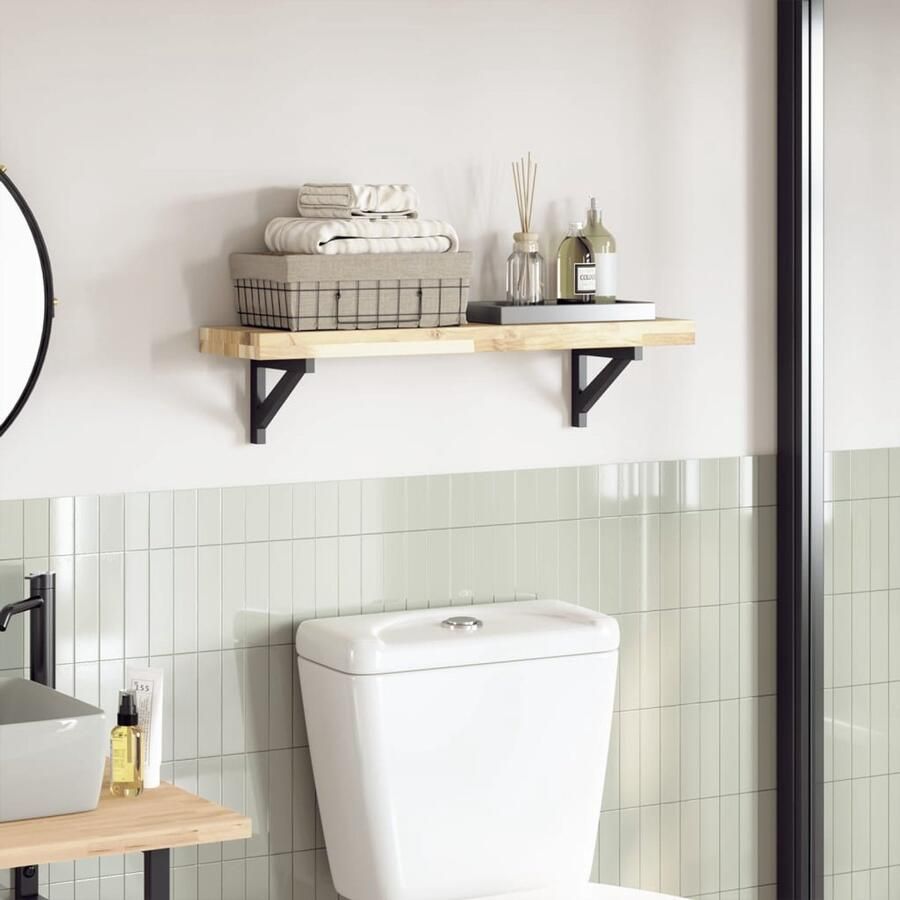 The Living Store Tafelblad rechthoekig 100x20x4 cm massief acaciahout Tafelblad Acacia Houten Tafelblad Eetkamertafel Blad Salontafel Blad Bijzettafels