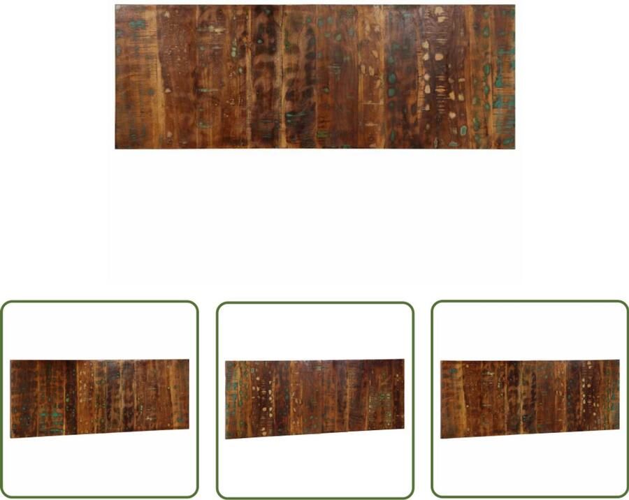 VidaXL Hoofdbord 140 cm gerecycled hout Hoofd Bord Houten Hoofdbord Vintage Hoofdbord Industrieel Hoofdbord Recyceld Hout Meubels Slaapkamerstijlen Design Hoofdbord Comfortabel Hoofdbord Kingsize Hoofdbord Tweepersoonshoofdbord