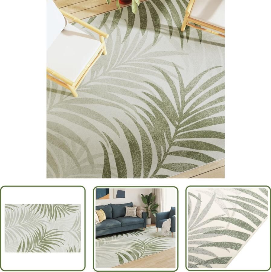 The Living Store Vloerkleed Sorona Dupont Meerkleurig 190 x 300 cm Hypoallergeen Vloerkleed Interieur Design Tapijten Multifunctioneel Modern