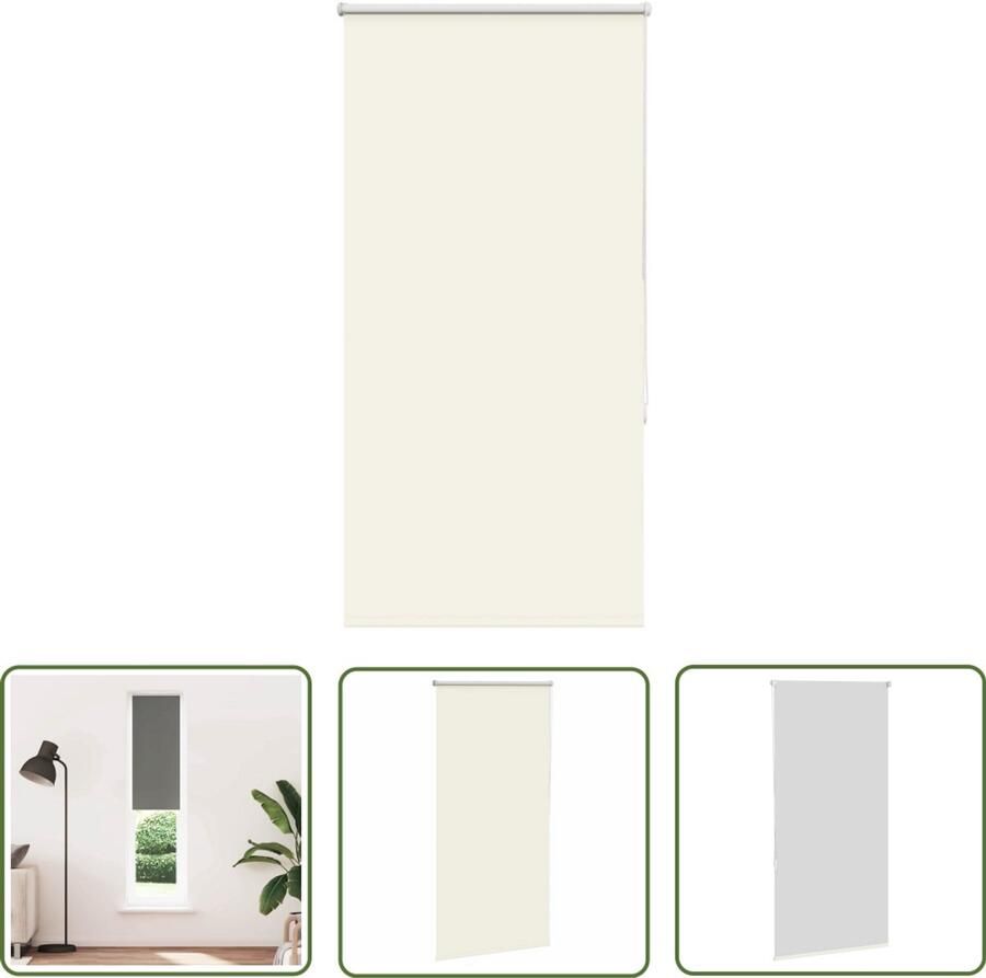 The Living Store Rolgordijn verduisterend 80x150 cm stofbreedte 75 7cm polyester Rolgordijn Privacy Gordijnen Lichtwerende Gordijnen Kamerscherm Interieur Decoratie