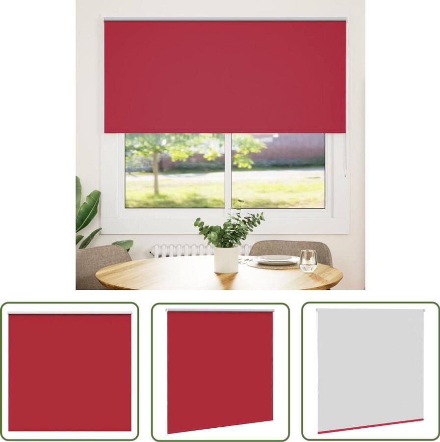 The Living Store Rolgordijn verduisterend 145x150 cm stofbreedte 141 6 cm grijs Rolgordijnen Privacy Gordijnen Lichtwerende Gordijnen Kamerscherm Woonkamer Decoratie