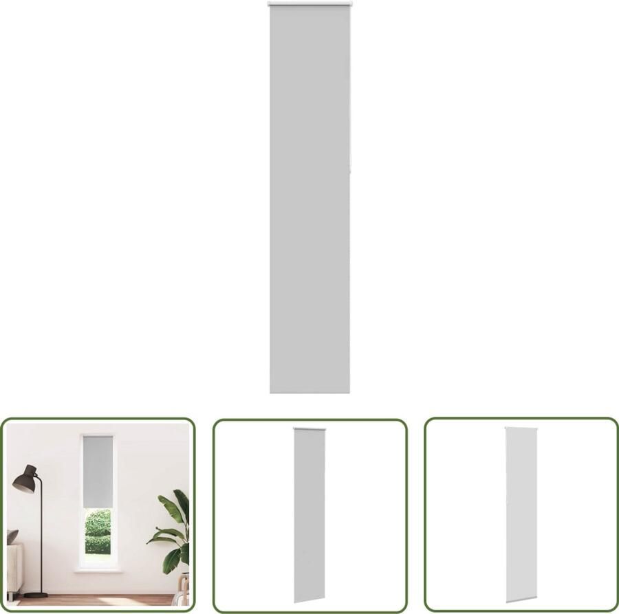 The Living Store Rolgordijn verduisterend 55x230cm stofbreedte 50 7 cm polyester Rolgordijnen Privacy Gordijnen Lichtdoorlatend Gordijn Verduisteringsgordijn Kamerscherm