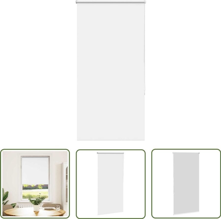 The Living Store Rolgordijn verduisterend 75x130cm stofbreedte 70 7 cm polyester Rolgordijnen Privacy Gordijnen Verduisterende Gordijnen Kamerscherm Woon Accessoires