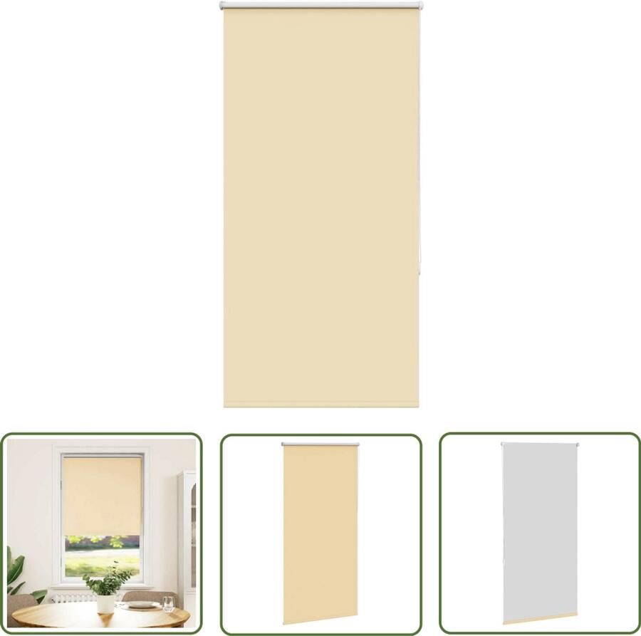 The Living Store Rolgordijn verduisterend 75x175cm stofbreedte 70 7 cm polyester Rolgordijnen Privacy Gordijnen Verduisteringsgordijnen Kamerscherm Woonkamer Decoratie