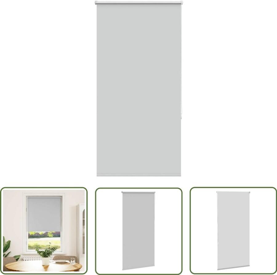 The Living Store Rolgordijn verduisterend 75x175cm stofbreedte 70 7 cm polyester Rolgordijn Privacy Lichtwerend Verduisterend Kamerscherm