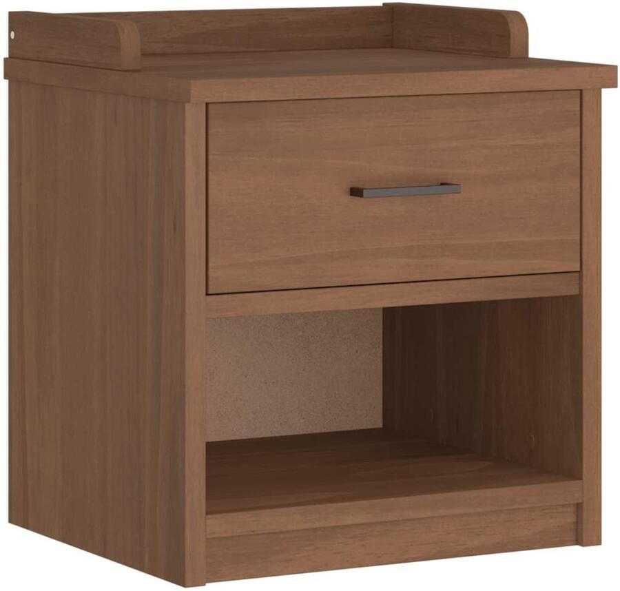 VidaXL Gangbankje SANDNES 45x40x50 cm massief grenenhout Gangbankje Salontafel Kastje Opslagoplossing Binnenhuisdecoratie