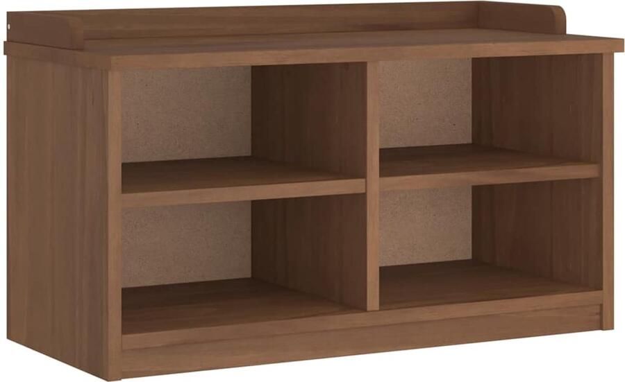 VidaXL Gangbankje SANDNES 87x40x50 cm massief grenenhout Gangbankje Salontafel Stoere Bank Vintage Bank Robuuste Bank