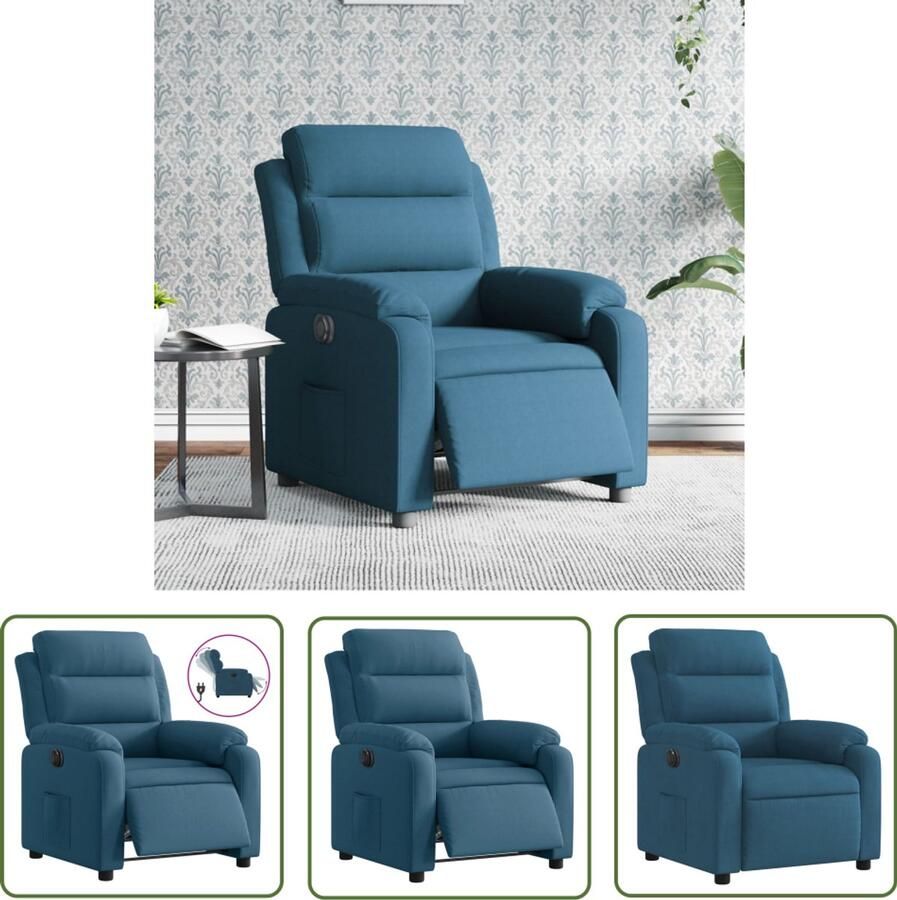 VidaXL Sleutelset Dynammometer Sleutel Fauteuil elektrisch verstelbaar fluweel blauw Gereedschap Monteursgereedschap Autoreparatie