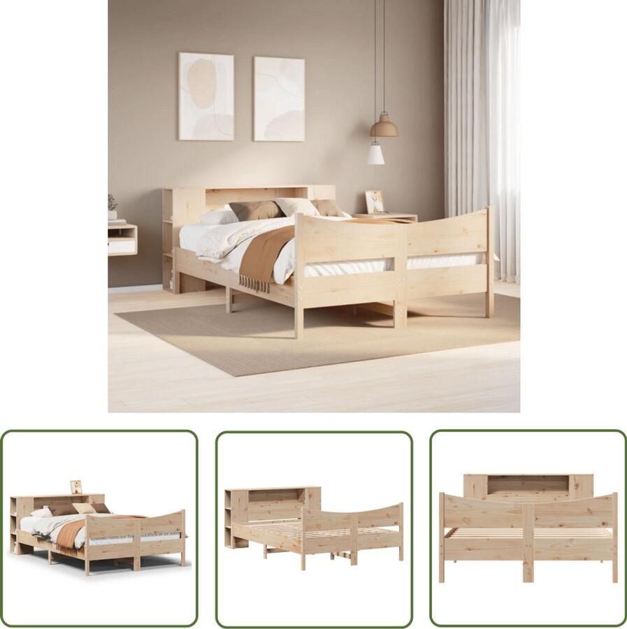 VidaXL Sleutelset Dynamo Meter Bedframe zonder matras massief grenenhout 120x190 cm Gereedschap Handgereedschap Monteursgereedschap