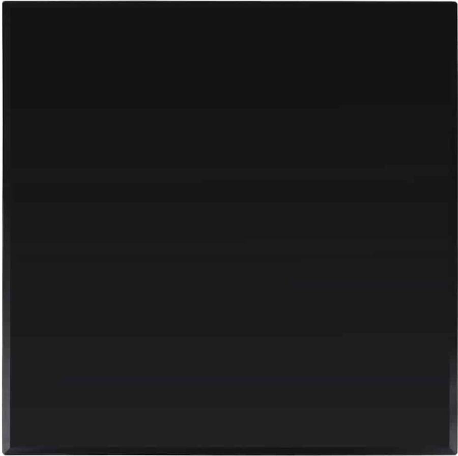 VidaXL Tafelblad Gehard Glas Vierkant 700x700 mm Tafelblad Gehard Glas Zwarte Tafelblad Eetkamertafel Salontafel Tuin Tafel Tafeltopper Glas Tafelblad Modern Tafelblad Klassiek Tafelblad Ronde Tafelblad