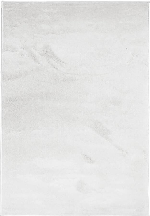 VidaXL Vloerkleed OVIEDO Laagpolig 140x200 cm Grijs Vloerkleed Tapijten Polyester Vloerkleed Grijze Vloerkleed Zacht Vloerkleed