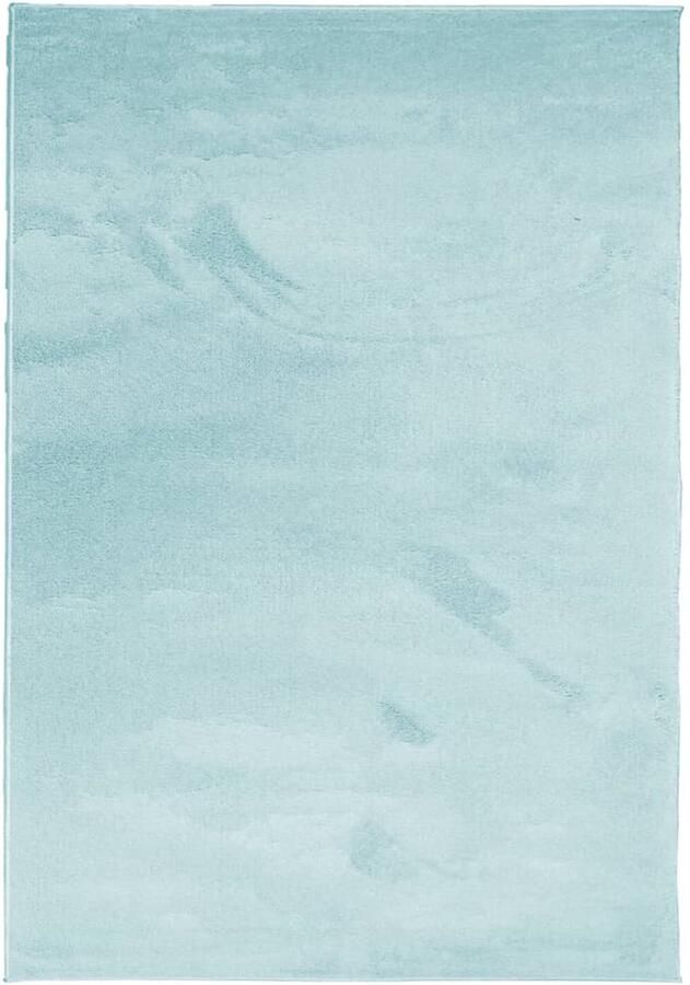 The Living Store OVIEDO Vloerkleed 200 x 280 cm Groen 100% Polyester Platte Pool 12.5 mm Vloerkleed Tapijten Woonkamer Slaapkamer Gang - Foto 2