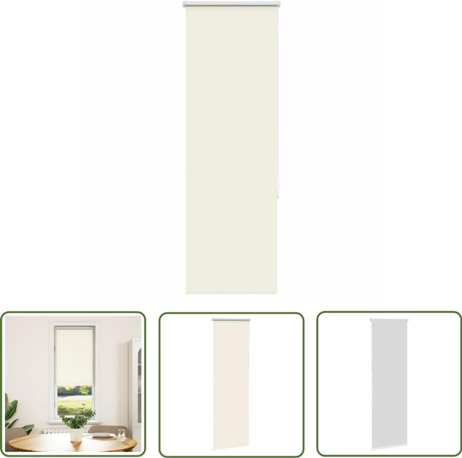 The Living Store Rolgordijn verduisterend 40x175 cm stofbreedte 35 7 cm Rolgordijn Verduisterend Gordijn Kamerscherm Privacy Lichtregeling