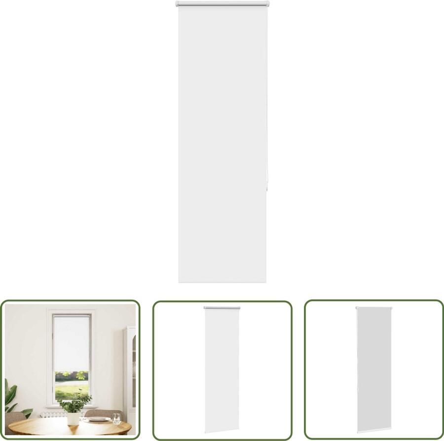The Living Store Rolgordijn verduisterend 40x175cm stofbreedte 35 7 cm polyester Rolgordijn Verduisterend Gordijn Kamerscherm Privacy Screen Licht Regulering