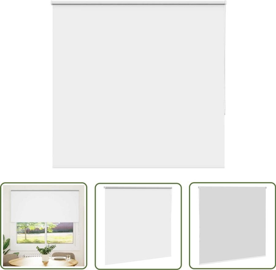 The Living Store Rolgordijn verduisterend 155x175 cm stofbreedte 151 6 cm wit Rolgordijnen Verduisterend Gordijn Kamerscherm Slaapkamer Decoratie Woonkamer Decoratie