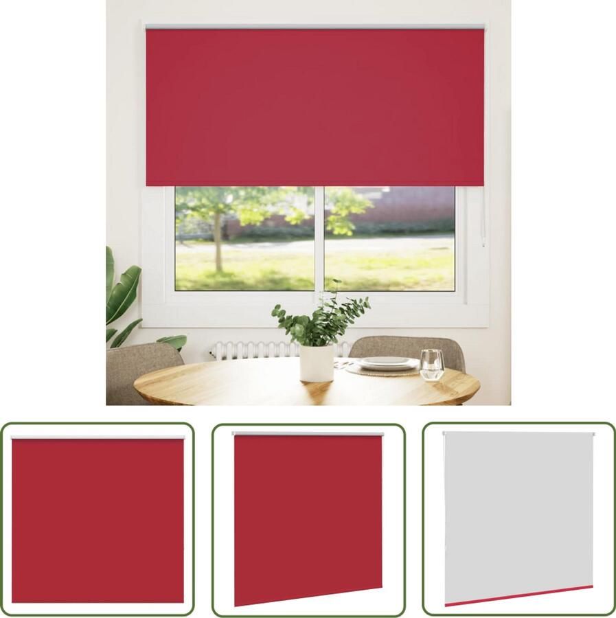 The Living Store Rolgordijn verduisterend 160x150 cm stofbreedte 156 6 cm grijs Rolgordijnen Verduisterend Gordijn Privacy Gordijn Licht Regulering Kamerscherm