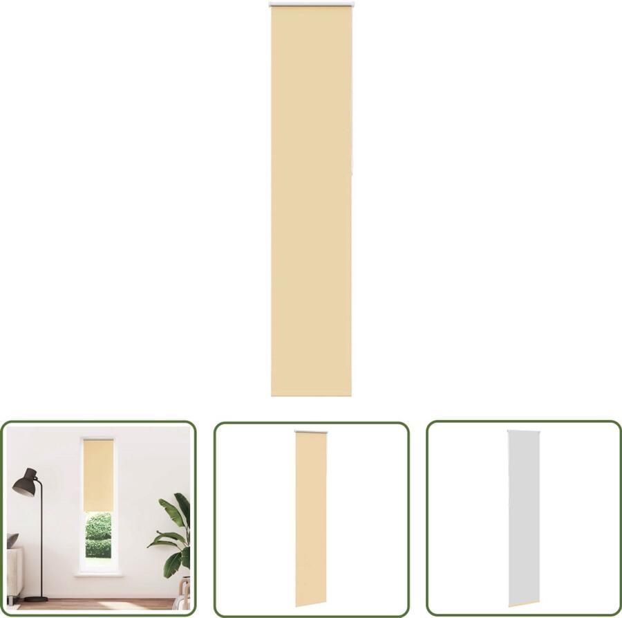 The Living Store Rolgordijn verduisterend 40x210cm stofbreedte 35 7 cm polyester Rolgordijn Verduisterend Privacy Lichtregeling Kamerscherm