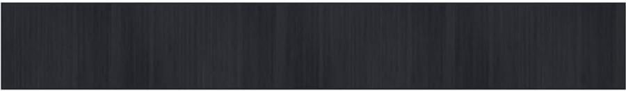 VidaXL Vloerkleed Bamboe 70x500 cm Zwart Bamboe Tapijt Vloertapijt Modern Tapijt Zwart Tapijt Lange Tapijt - Foto 2