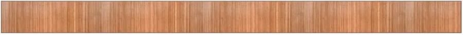 FIONERA Vloerkleed rechthoekig 70x1000 cm bamboe naturel