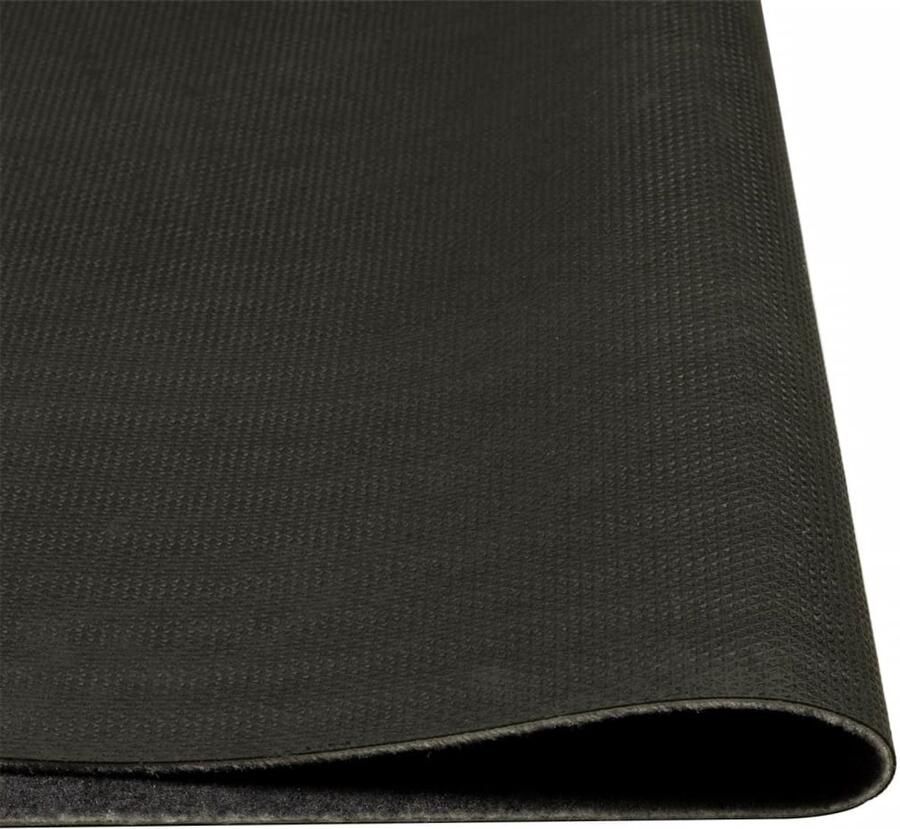 The Living Store Keukenmat wasbaar wijnprint 60x300 cm fluweel grijs Keukenmat Vloerkleden Anti-slip Matten Keuken Accessoire Fluweel Mat