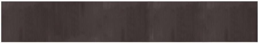 The Living Store Vloerkleed rechthoekig 80x500 cm bamboe donkerbruin Bamboetapijt Vloertapijt Donkere Houten Vloer Kamerdecoratie Livingroom Decor - Foto 2