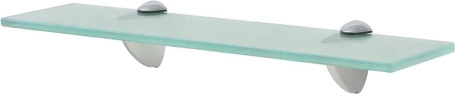 The Living Store Zwevend schap 40x10 cm 8 mm glas Zwevende Plank Wandplank Glazen Plank Vitrinekastje Decoratief Rek - Foto 2