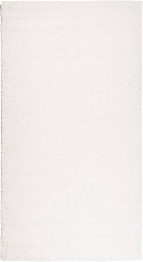 The Living Store PAMPLONA Vloerkleed 60x110 Crème 100% polypropeen 30 mm poolhoogte Shaggy Vloerkleed Woonkamer Tapijt Slaapkamer Tapijt Beige Vloerkleed Zacht Vloerkleed - Foto 2