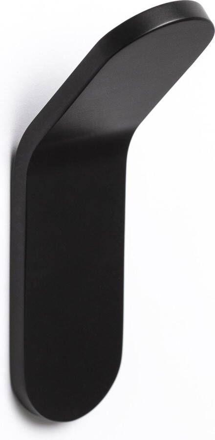 Viefe garderobe Haak Chico mat zwart 25mm