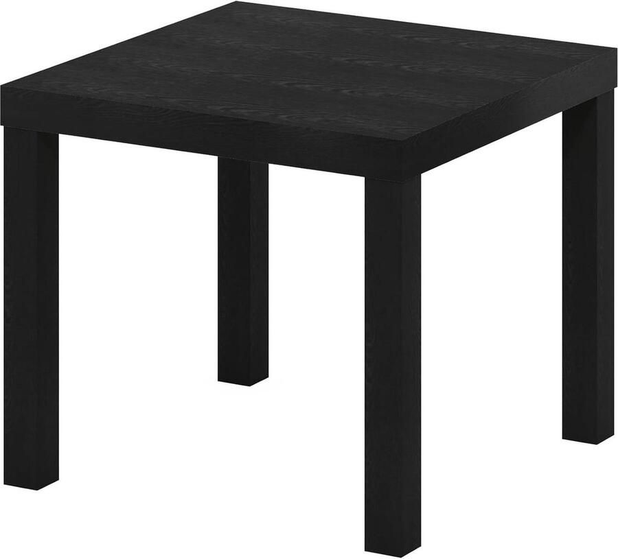 Vierkante Bijzettafel in Zwart Classic Homey Stijlvol Design