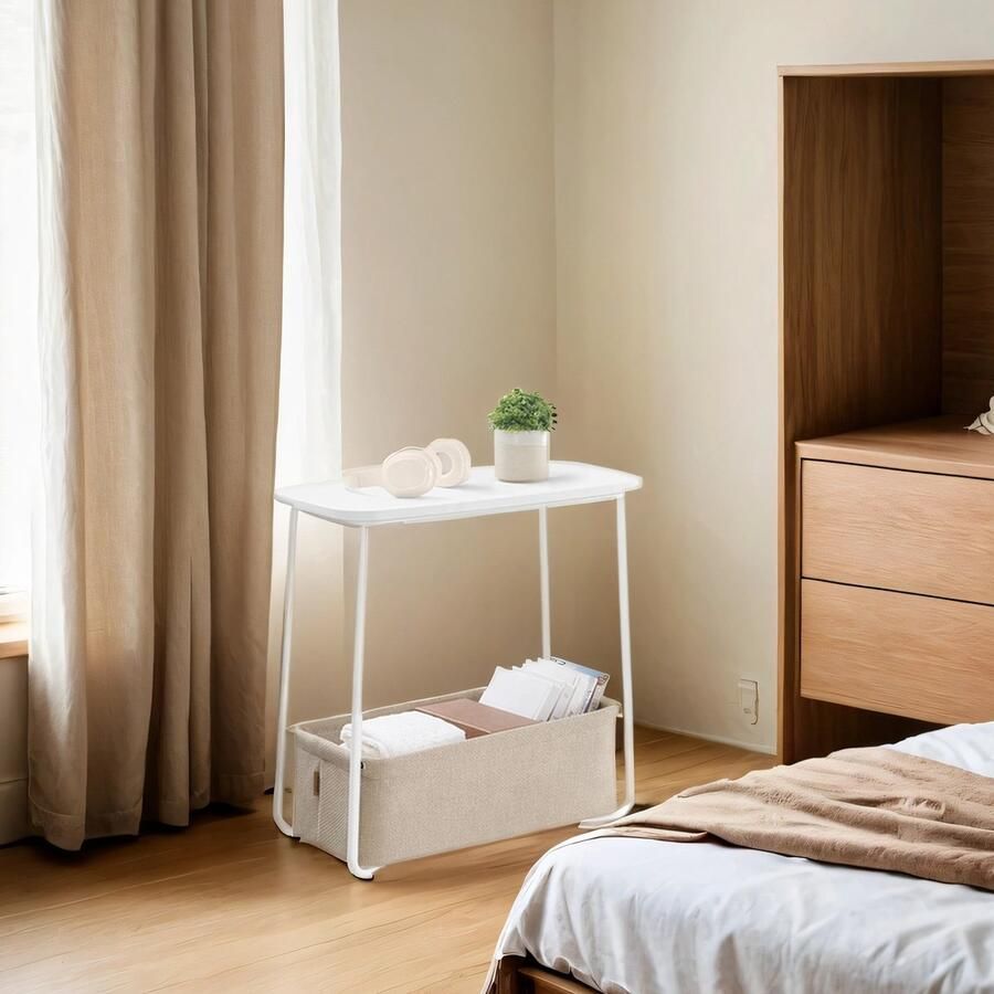 Vierkante bijzettafel kleine tafel kleine salontafel