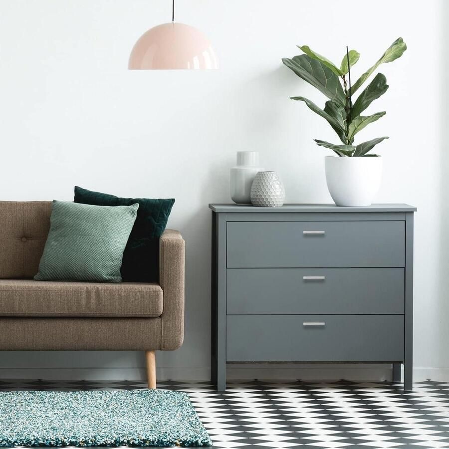 Vierkante geborstelde zwarte kastdeurgreep van aluminiumlegering keukenkast lade kledingkast 96 mm 10 stuks