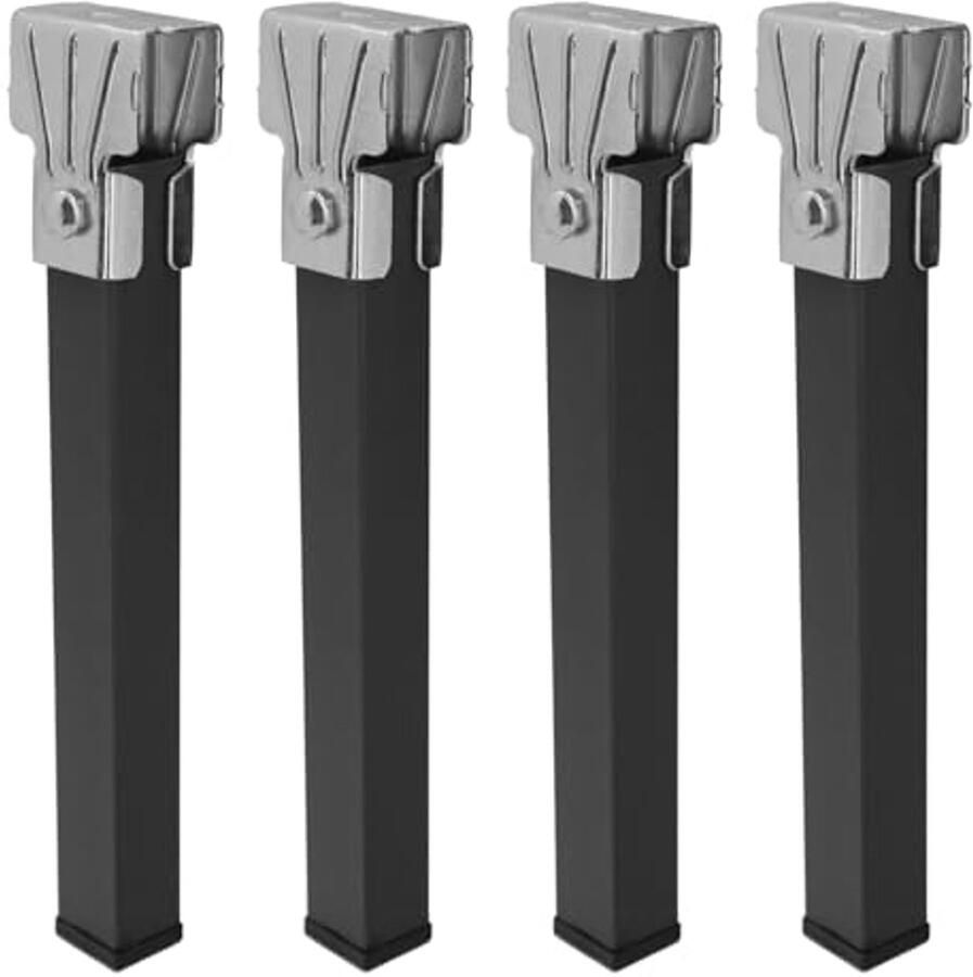 Vierkante Lattenbodem Set 4 Stuks Buis 30 x 30 mm Geschikt voor Lattenbodem 40 x 30 mm Hoogte 25 cm