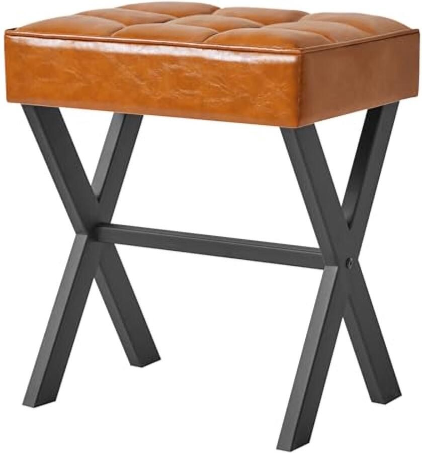 Vierkante make-upkruk met voetsteun en multifunctioneel gebruik als bijzettafel voor slaapkamer en woonkamer