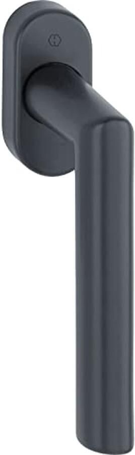 Vierkante Raamgreep Amsterdam Roestvrij Staal Mat Zwart 7x37 mm