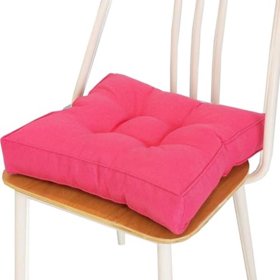 Vierkante Stoelkussens voor Eetkamerstoelen Comfortabele Kussens voor Binnen en Buiten (45x45 40x40 50x50cm)